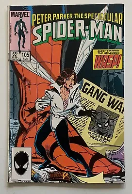 Buy Spectacular Spider-man #105 (Marvel 1985) FN+ Comic • 5.21£