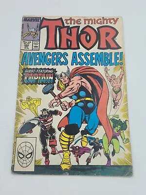 Buy The Mighty Thor Avengers Assemble #390 1988 Marvel Comics • 15.76£