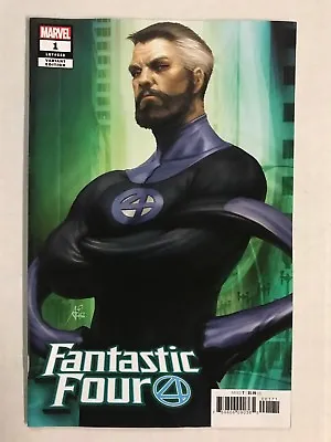 Buy Fantastic Four #1 Artgerm Reed Richards Variant First Print Marvel Comics (2018) • 4.77£