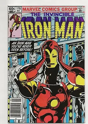 Buy Iron Man #170 (1983) Newsstand Variant !st James Rhodes High Grade NM 9.4 • 62.65£