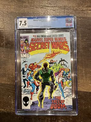Buy Marvel Super Heroes Secret Wars #11 1985 CGC 7.5 • 31.62£