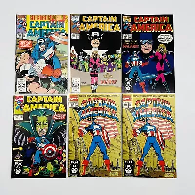 Buy Marvel CAPTAIN AMERICA Comic Lot 378 380 381 382 383(x2) Disney 50th Anniversary • 6.72£