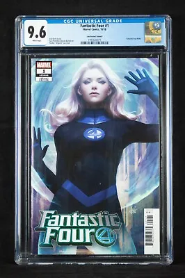 Buy Fantastic Four (2018) #1 CGC 9.6 Artgerm Invisible Woman Variant Cover • 79.66£