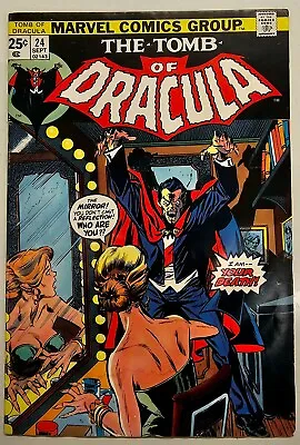 Buy Bronze Age Marvel Comic Tomb Of Dracula Key Issue 24 Good Grade GD/VG • 8£