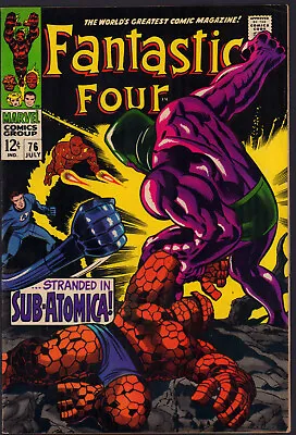 Buy Fantastic Four #76 - Silver Surfer, Galactus, & Psycho-Man (Grade 8.0) 1968 • 67.20£