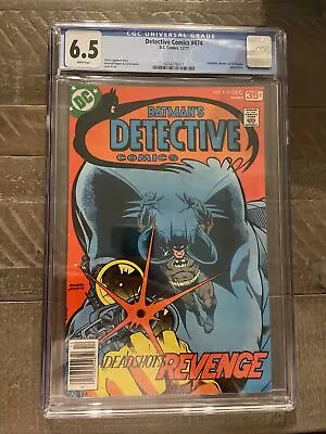 Buy Detective Comics #474 CGC 6.5 DC Comics Dec 1977 1st App Modern Deadshot • 197.89£