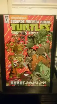 Buy Teenage Mutant Ninja Turtles Amazing Adventures Robotanimals! 1# IDW 2017 • 3.50£
