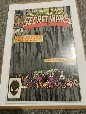 Buy Marvel Super Heroes Secret Wars #4 1984 1st Print/Secret Wars 4/ Hulk • 24.99£