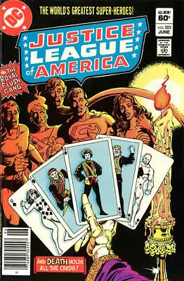 Buy Justice League Of America #203 (Newsstand) VF; DC | Royal Flush Gang - We Combin • 6.38£