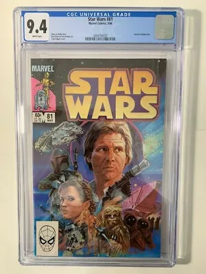 Buy Star Wars #81 NM CGC 9.4! Return Of Boba Fett! • 162.19£