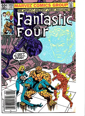 Buy Fantastic Four #255 Reed Richards Death? Newstand 1983 Marvel Comics • 4.15£