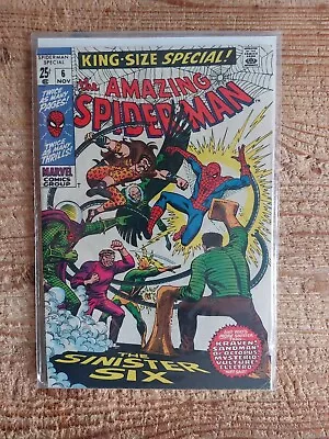 Buy Amazing Spider-man Annual #6 1969 King Size Ditko Kraven Hunter Marvel Comics Fn • 44.99£