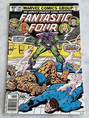 Buy Fantastic Four #206 VF/NM 9.0 - Buy 3 For Free Shipping! (Marvel, 1979) AF • 6£