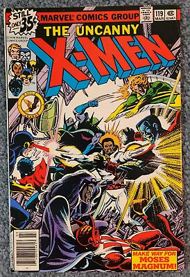 Buy X-Men #119 Marvel Comics 1979 Moses Magnum Sunfire App. Byrne Claremont - VF • 27.66£