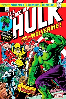 Buy Incredible Hulk #181 Facsimile Edition Foil Variant - Marvel • 7.95£