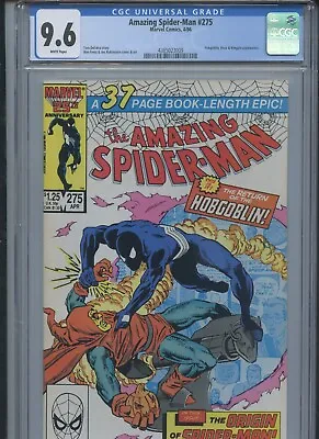 Buy Amazing Spider-Man #275 1986 CGC 9.6 • 43.55£