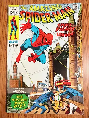 Buy Amazing Spider-man #95 Romita Stan Lee London Cover Gwen Stacy 1st Print Marvel • 42.04£
