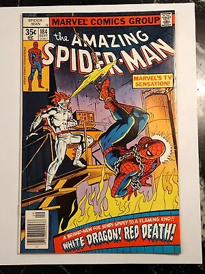 Buy Amazing Spider-Man #184  VF- 7.5  1st App. Of White Dragon  1978  HOT 🔥 KEY 🗝️ • 19.19£