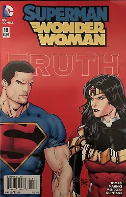 Buy SUPERMAN WONDER WOMAN #18 (2015) VF/NM DC 1st PRINT • 3.99£