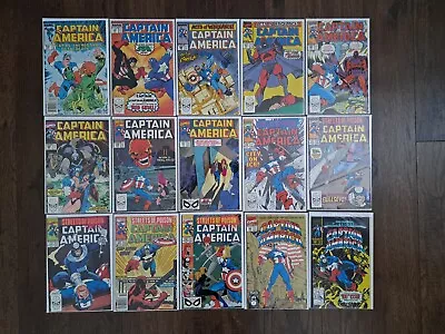 Buy Captain America Comic Lot Of 15: #300, 350, 366-376, 383, 400 Marvel 1st Series • 39.98£