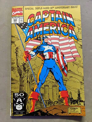 Buy Captain America #383, Marvel Comics, 1991, 50th Anniversary, FREE UK POSTAGE • 7.99£