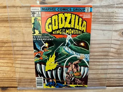 Buy Godzilla King Of The Monsters (Marvel Comics) Volume 1 #3 Oct 1977 • 29.99£
