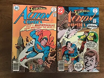Buy DC Comics Superman Action Comics 1977 Issues 467-468 ============ • 8.99£