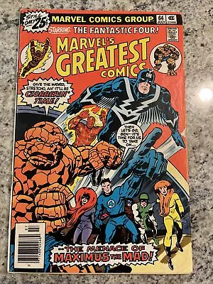 Buy Marvel's Greatest Comics #64 1976 Inhumans Reprint Of Fantastic Four #82 G • 4£