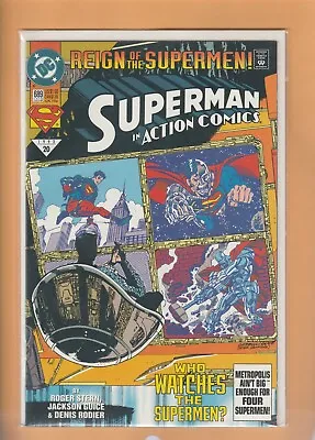 Buy Action Comics #689 - 1st App. Black Suit Superman - NM • 4.71£