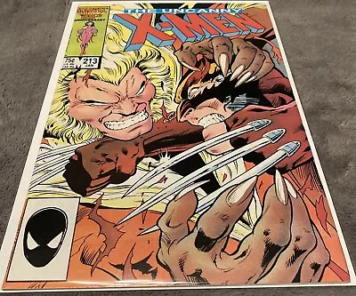 Buy Uncanny X-Men #213 VF (1987) 1st Cameo App Of Mr. Sinister Psylocke Joins X-Men • 15.80£