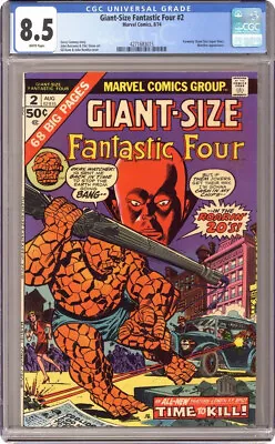 Buy Giant-Size Fantastic Four #2 CGC 8.5 Watcher John Romita Cover (1974) • 35.73£