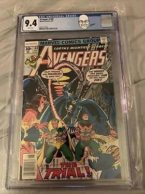 Buy Avengers 160 CGC 9.4 1977 George Perez Label Very Rare Great Cover!!! • 79.02£