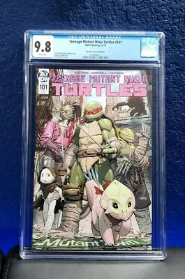 Buy Teenage Mutant Ninja Turtles #101 CGC 9.8 1:10 Variant 1st Lita & Mona Lisa 2019 • 118.25£