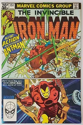 Buy Iron Man #151, Marvel Comics 1981, Ant Man Apps, Bronze Age • 4.25£
