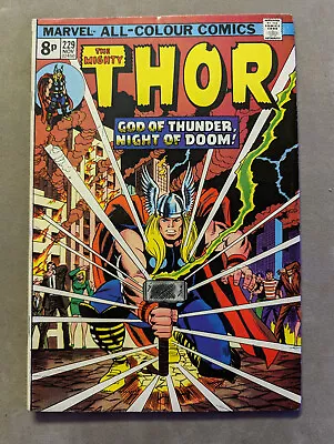 Buy Thor #229, Marvel Comics, 1974, Advert For Hulk #181, Wolverine, FREE UK POSTAGE • 35.99£