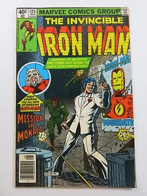 Buy The Invincible Iron Man #125 1979 Marvel Comics Scott Lang Ant Man App Newsstand • 7.15£