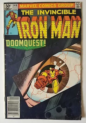 Buy Iron Man #149 (Marvel Comics, 1981) Doctor Doom, Low Grade • 3.16£