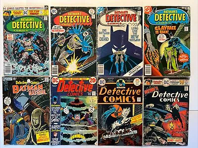 Buy DC 1972-1976 DETECTIVE COMICS Lot 8 Books No. 406 433 449 455 461 467 472 478. • 39.51£