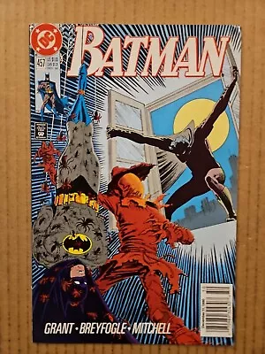 Buy Batman #457 Newsstand 1st Tim Drake Robin DC 1990 FN • 12£