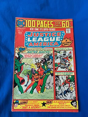 Buy JUSTICE LEAGUE OF AMERICA  #116 /  The Kid Who Won Hawkman's Wings / 1975 • 55.25£