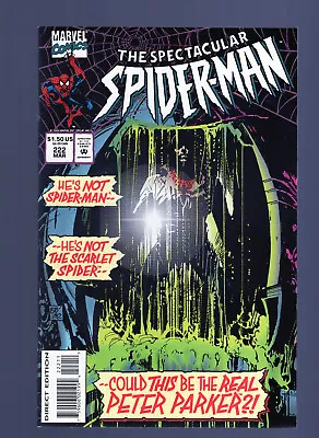 Buy Spectacular Spider-Man 222 - 1st. Cameo App. Of Spidercide. (9.2) 1995 • 3.72£