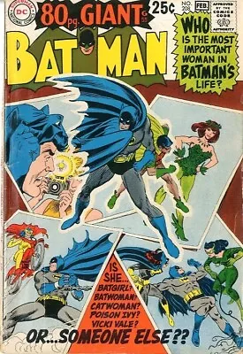 Buy Batman  # 208    GOOD VERY GOOD   Jan.  1969    80 Page Giant   See Below • 23.99£