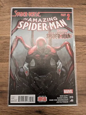 Buy Marvel Amazing Spider-Man #10 2015 - Key 1st App Spider Punk - High Grade NM • 70£
