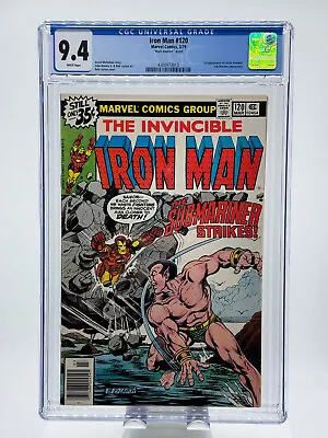 Buy Iron Man #120 CGC 9.4  Mark Jewlers  1st Justin Hammer • 118.58£