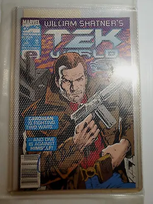 Buy Signed By William Shatner TEK WORLD #1 1992 Epic Comics Marvel Authenticated • 101.88£