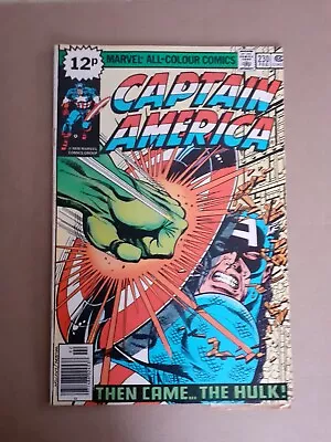 Buy Captain America # 230. Classic Hulk Cover. VF Uk Price. Miscut 1979 Marvel Comic • 19.99£