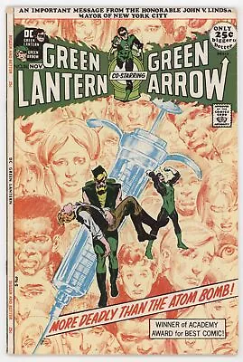 Buy Green Lantern 86 DC 1971 FN Neal Adams Denny O'Neil Arrow Speedy Drug Epidemic N • 96.74£