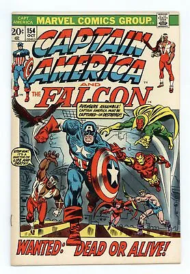 Buy Captain America #154 FN- 5.5 1972 • 16.56£
