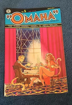 Buy Free P & P; Omaha The Cat Dancer #1, Oct 1986; 2nd Print. (WW) • 5.99£