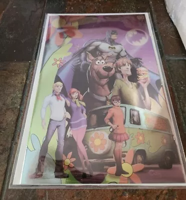 Buy Batman Scooby Doo #1 Clayton Crain Megacon 2024 Foil Ltd 333 NM • 39.83£